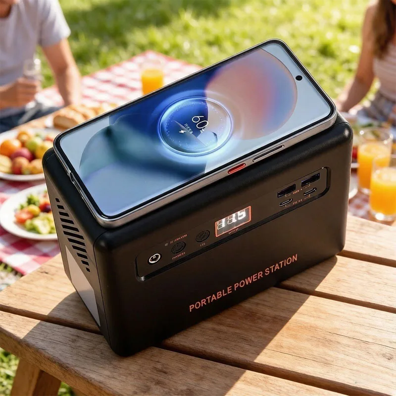 Solar Emergency Charger - 200W 휴대용 전력 공급 장치, 220V/110V,