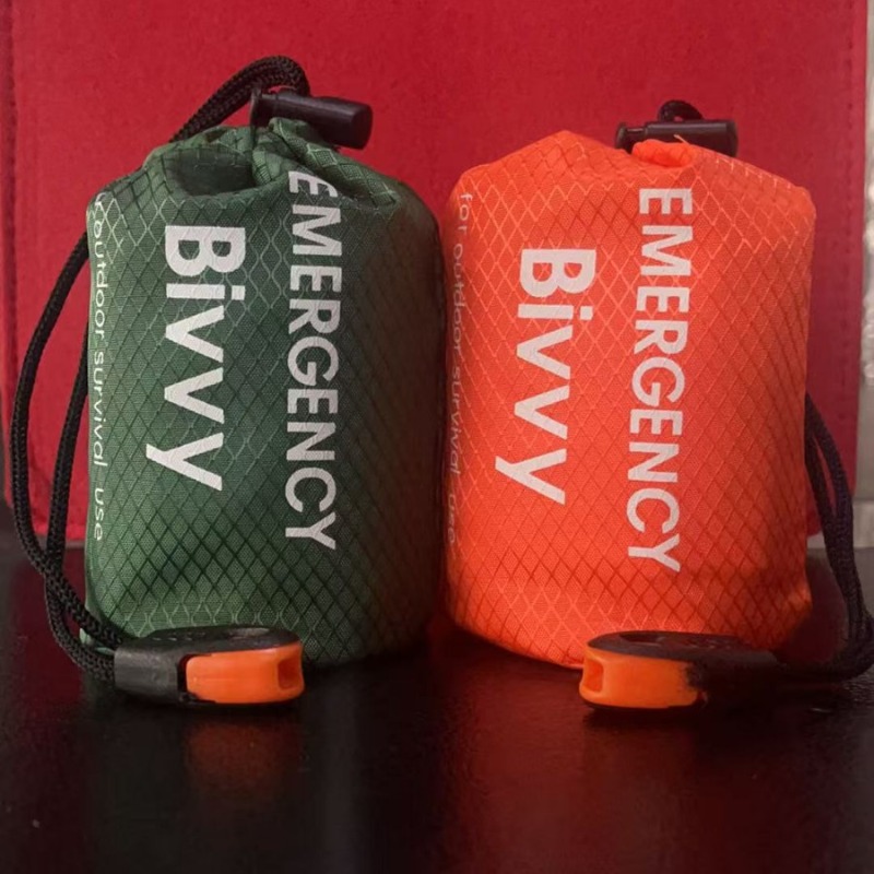 Bivy Bag Emergency - 응급 비비 슬리핑백 PE 알루미늄 호일