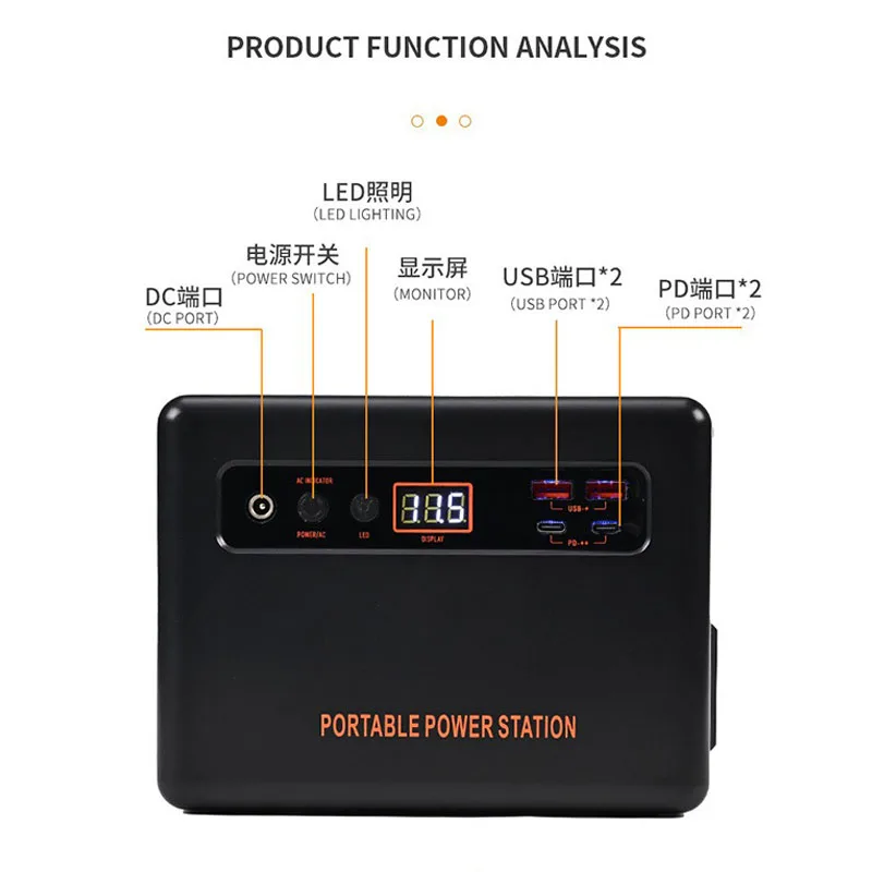 200W 휴대용 전력 공급 장치, 220V/110V,  - Solar Emergency Charger 리뷰 및 가격